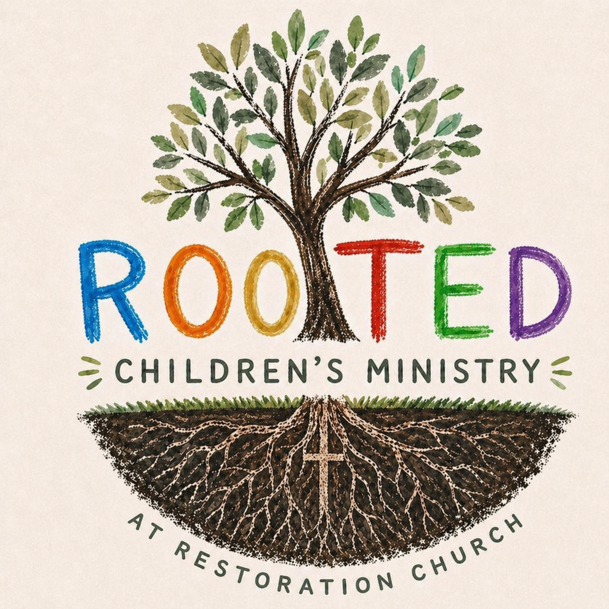 Rooted Children's Ministry Logo